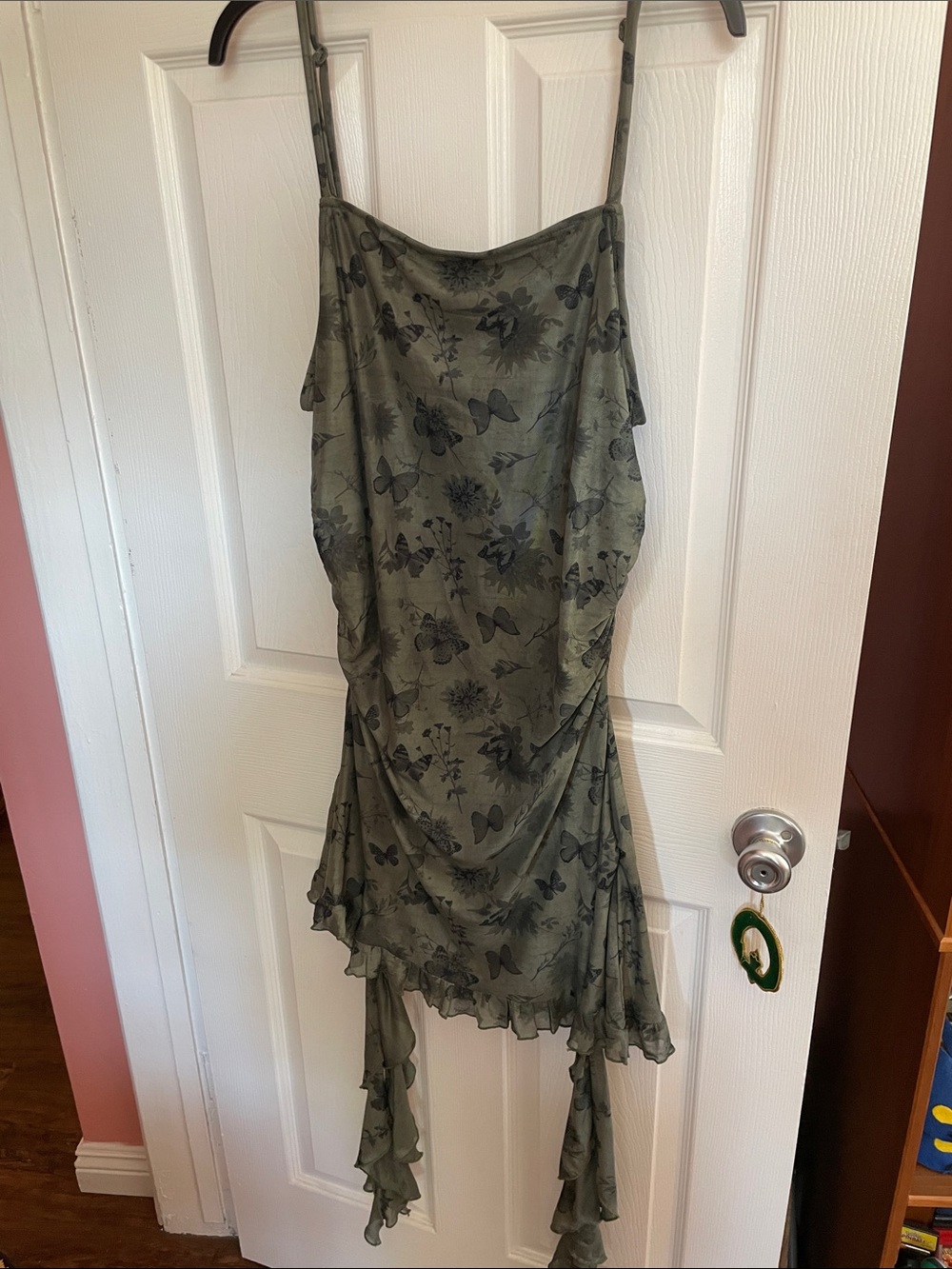 Hot Topic Thorn and Fable Green Butterfly Dress NWT